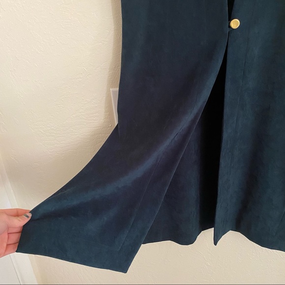 Green Velvet Dress - Picture 2 of 5